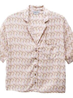 prAna Iguala Top Willow Retro Geo Large NWT Retail 79.00